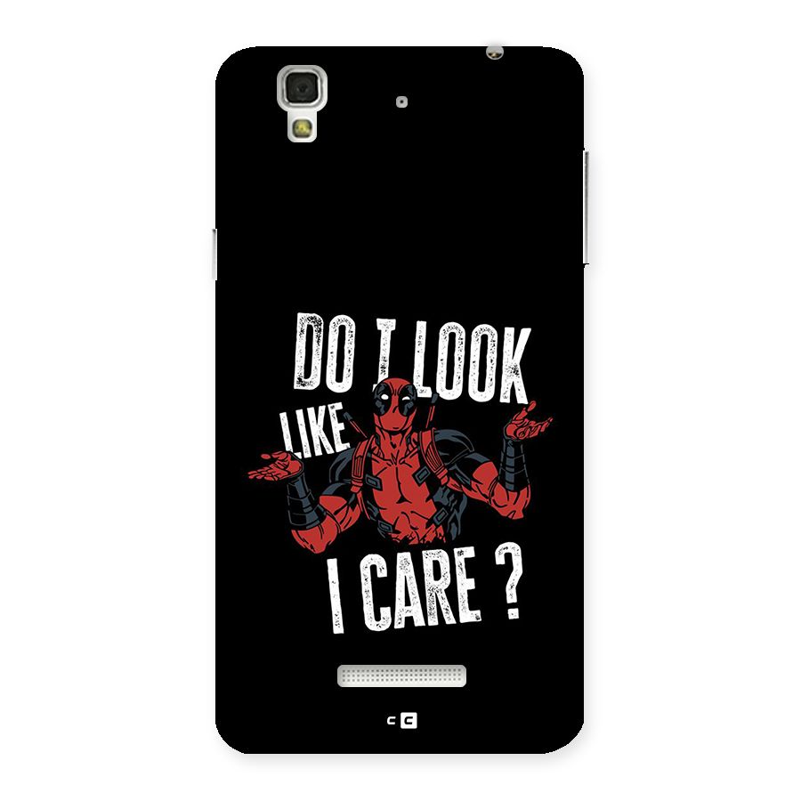 Do I Care Back Case for Yureka
