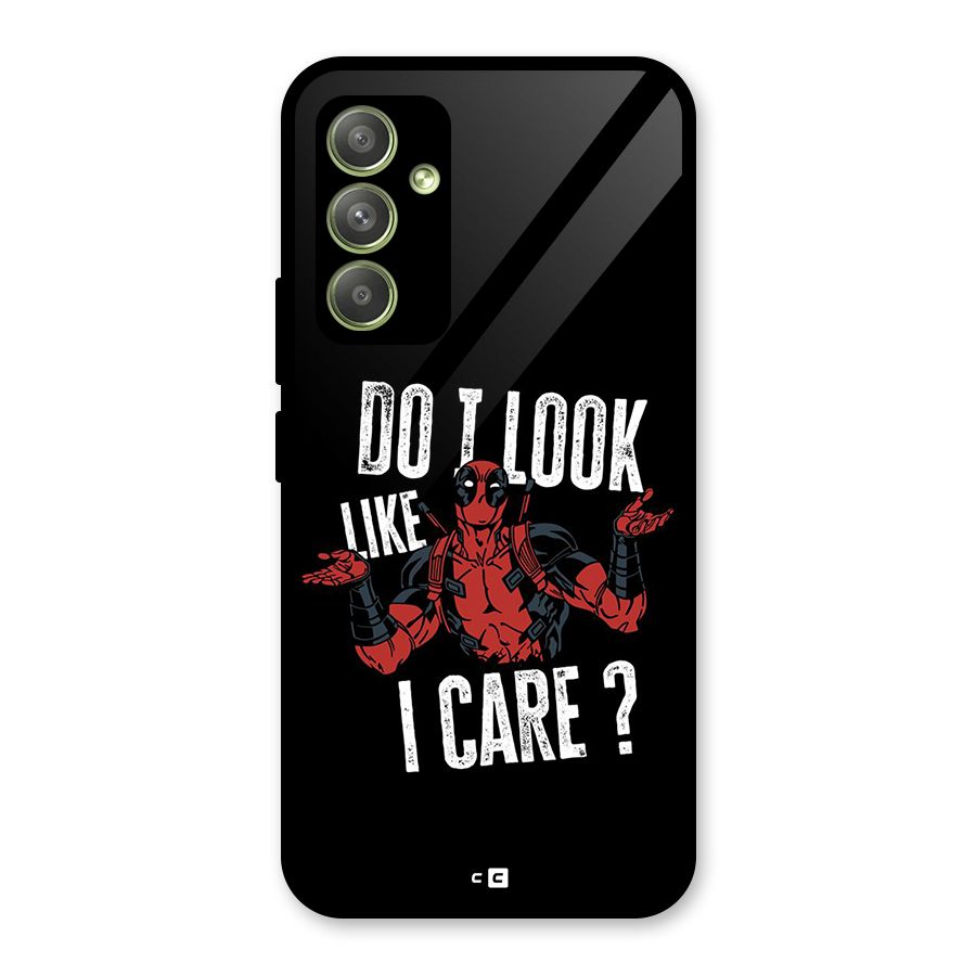 Do I Care Glass Back Case for Galaxy A54