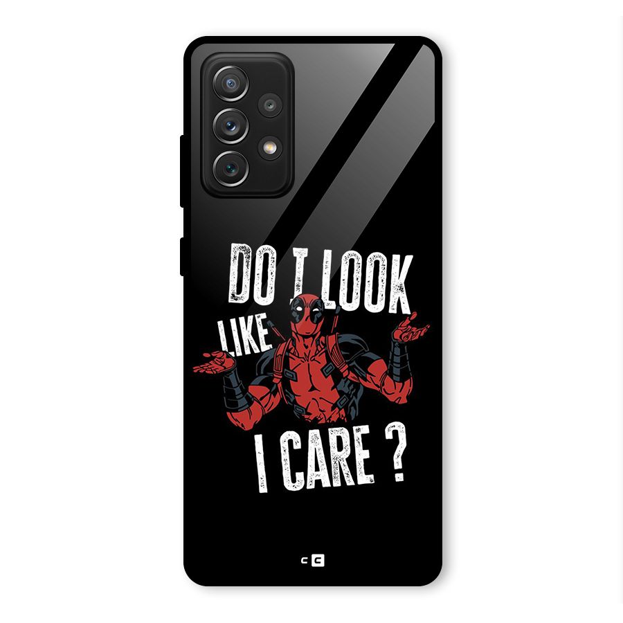 Do I Care Glass Back Case for Galaxy A72