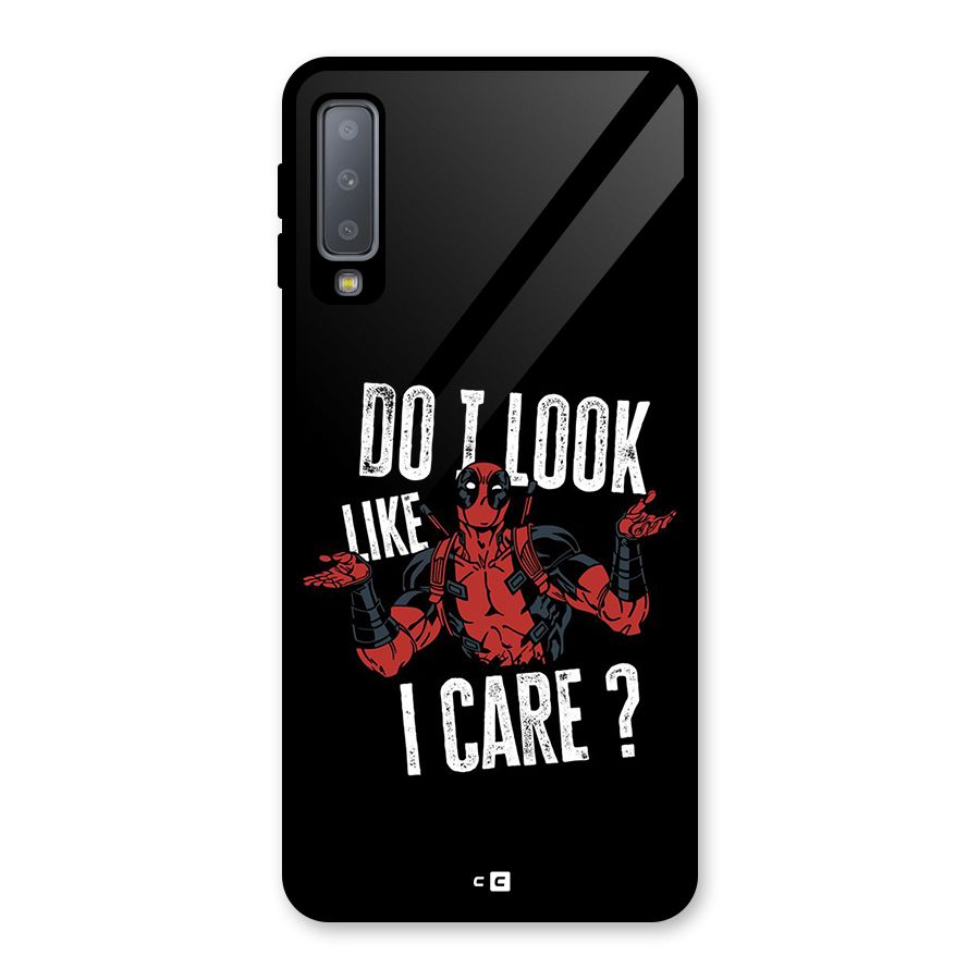Do I Care Glass Back Case for Galaxy A7 (2018)