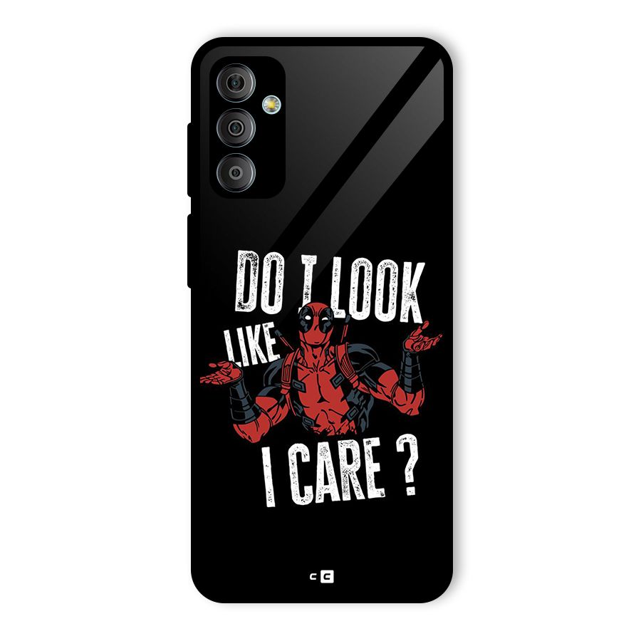 Do I Care Glass Back Case for Galaxy F23