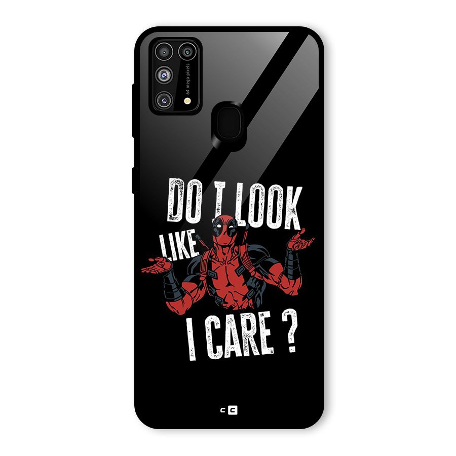 Do I Care Glass Back Case for Galaxy F41