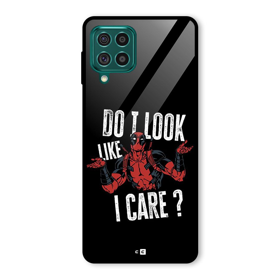 Do I Care Glass Back Case for Galaxy F62