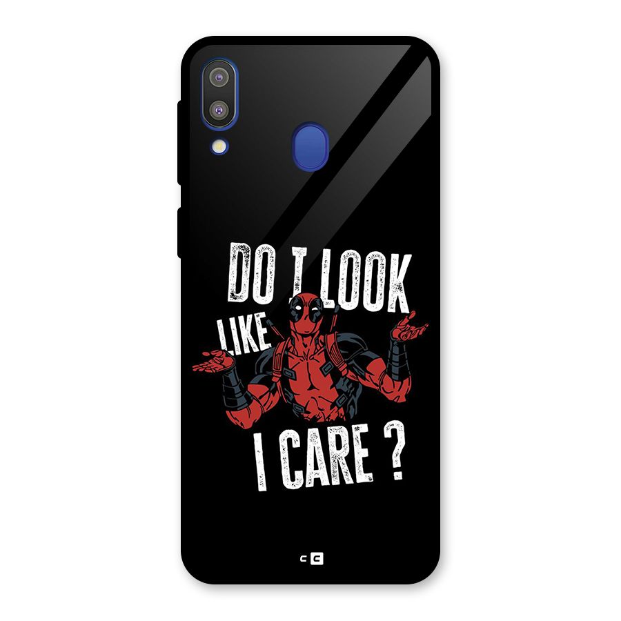 Do I Care Glass Back Case for Galaxy M20