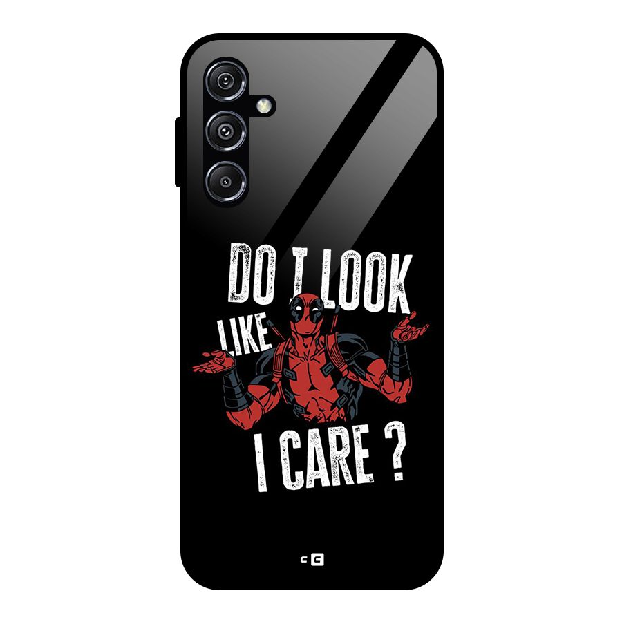 Do I Care Glass Back Case for Galaxy M34 5G