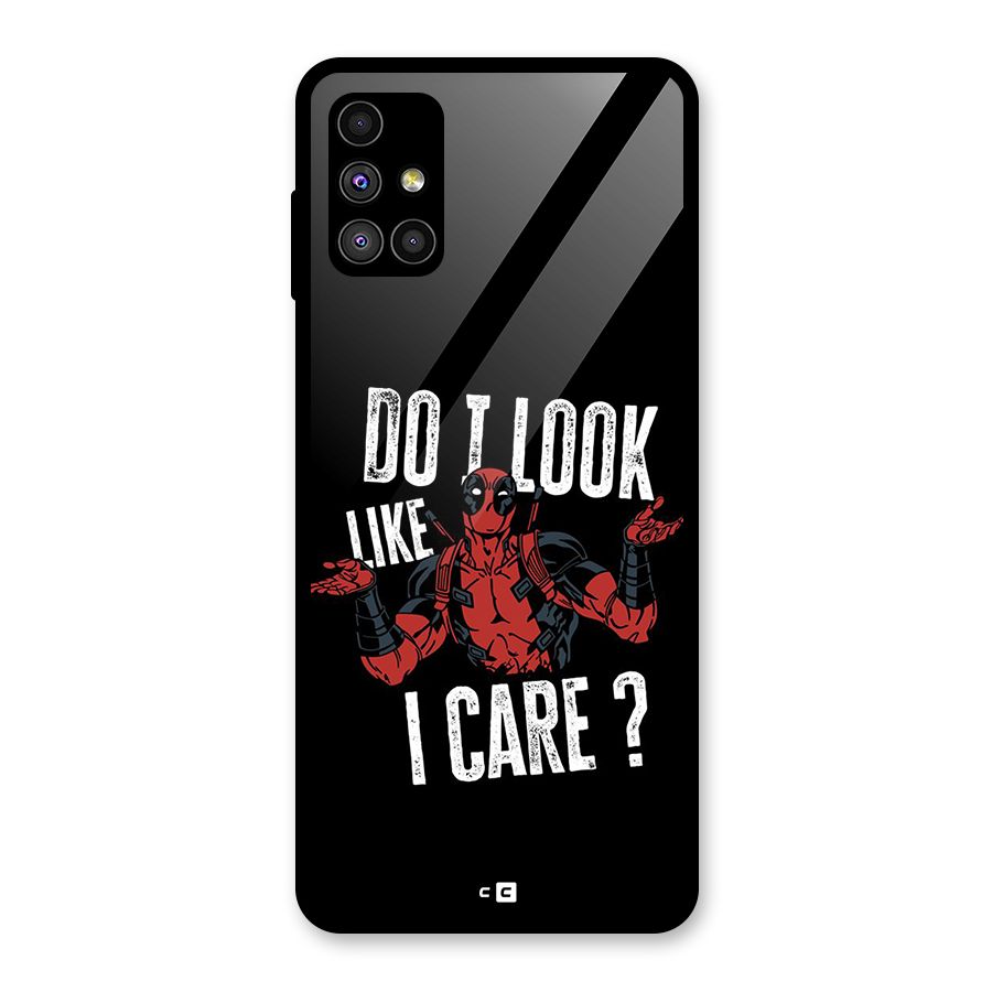 Do I Care Glass Back Case for Galaxy M51