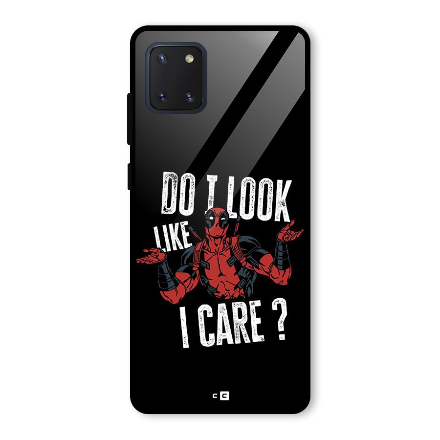 Do I Care Glass Back Case for Galaxy Note 10 Lite