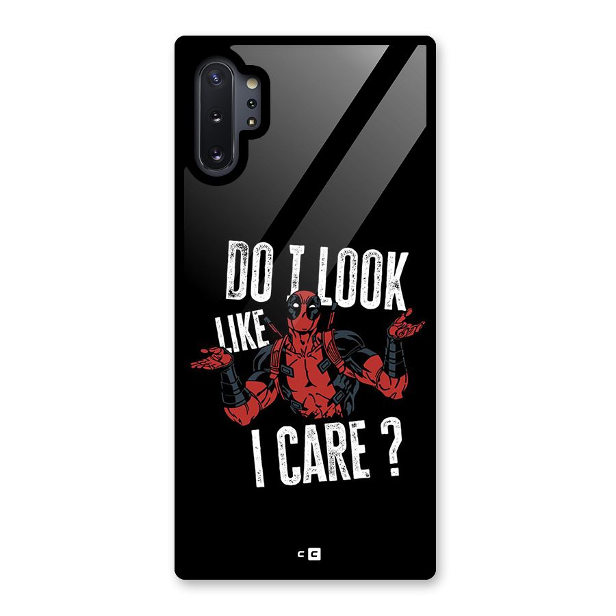 Do I Care Glass Back Case for Galaxy Note 10 Plus