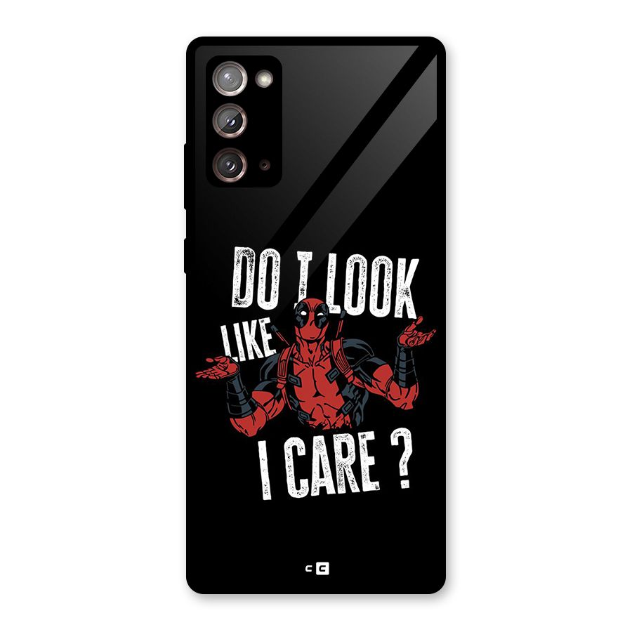 Do I Care Glass Back Case for Galaxy Note 20