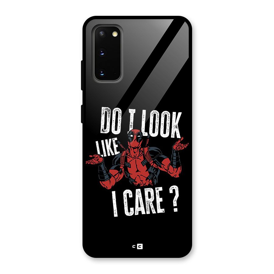 Do I Care Glass Back Case for Galaxy S20