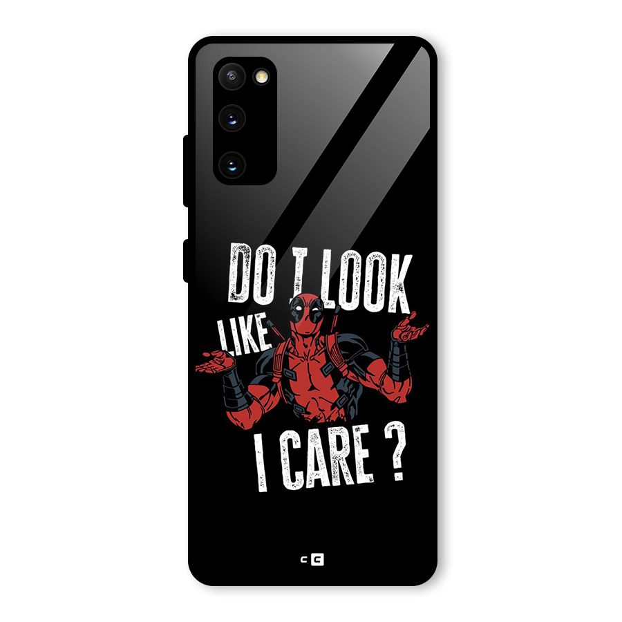 Do I Care Glass Back Case for Galaxy S20 FE 5G