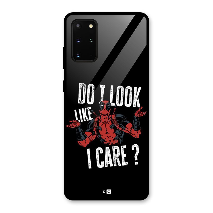 Do I Care Glass Back Case for Galaxy S20 Plus