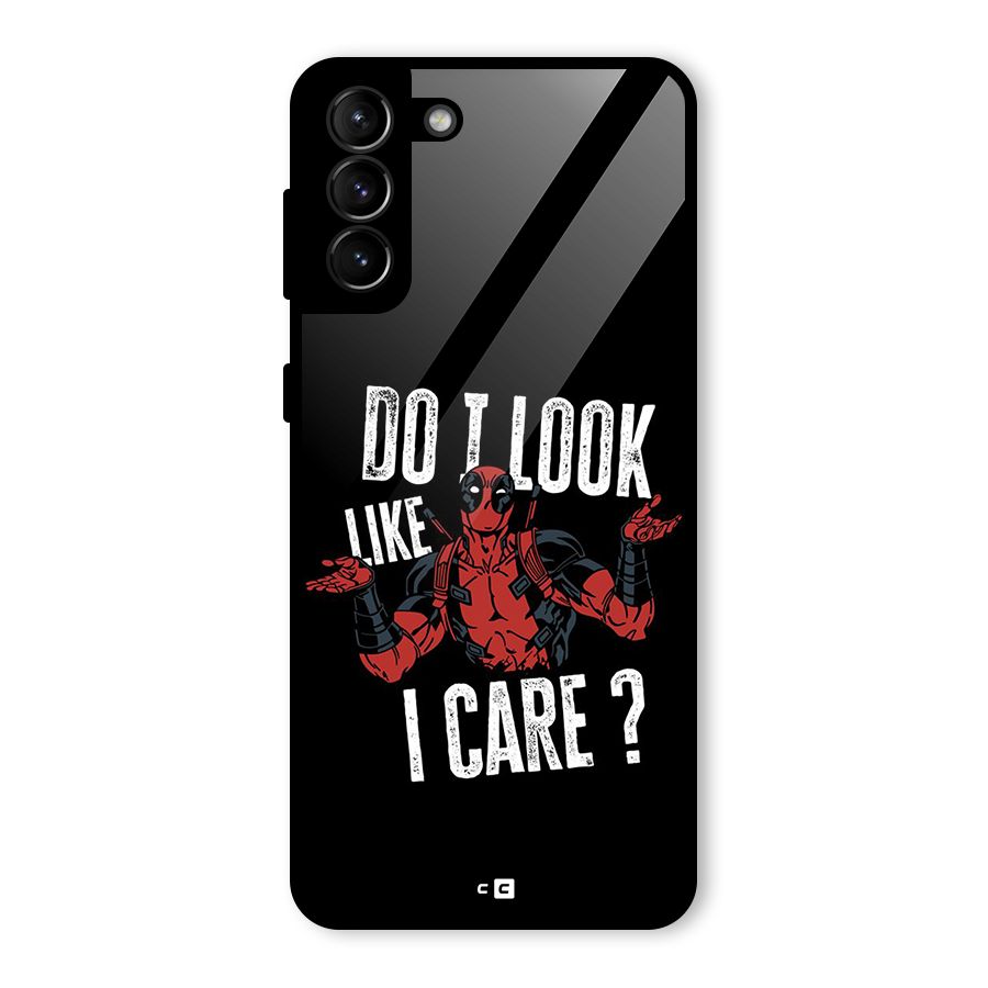 Do I Care Glass Back Case for Galaxy S21 Plus