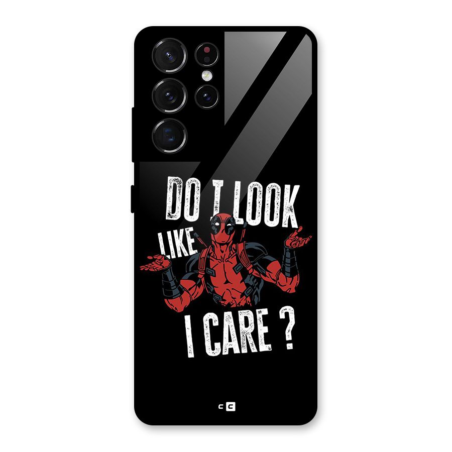 Do I Care Glass Back Case for Galaxy S21 Ultra 5G