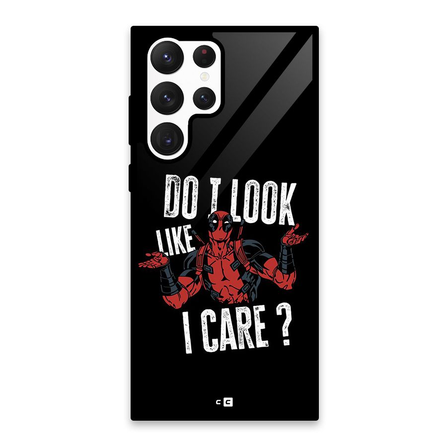 Do I Care Glass Back Case for Galaxy S22 Ultra 5G