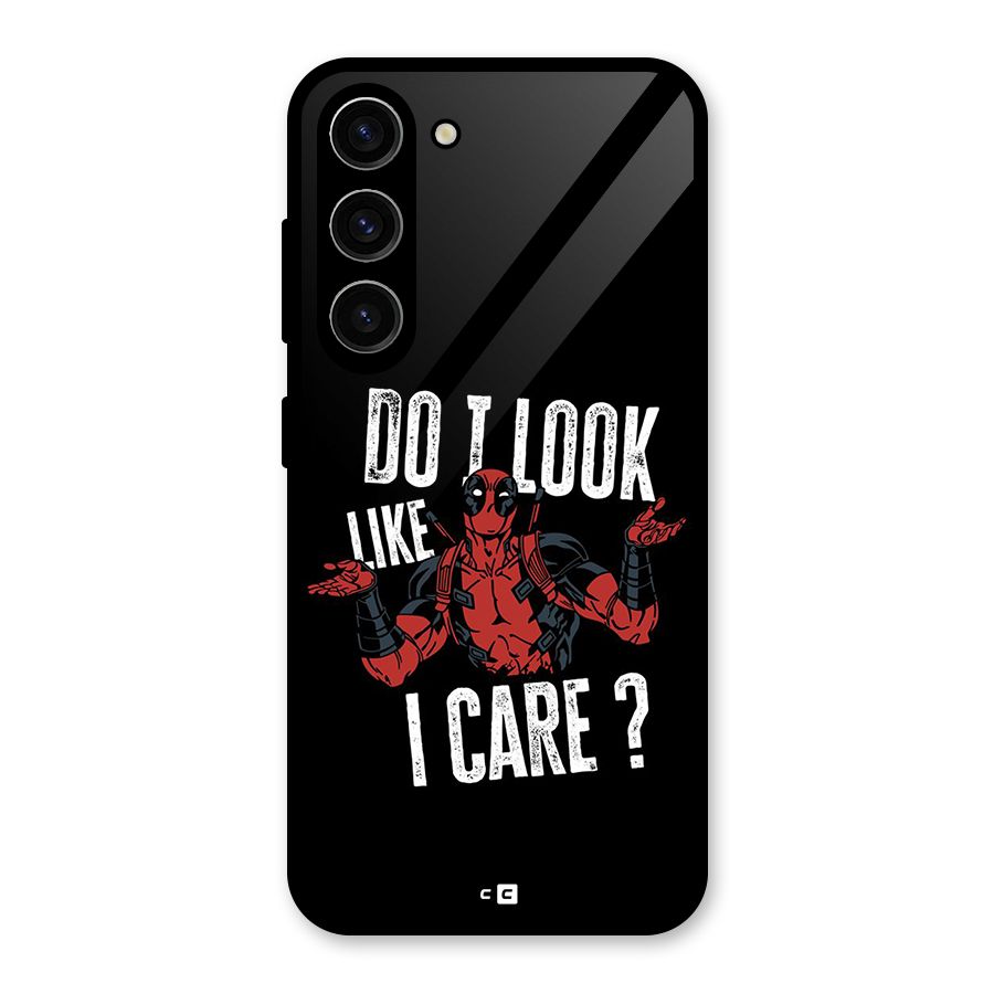 Do I Care Glass Back Case for Galaxy S23