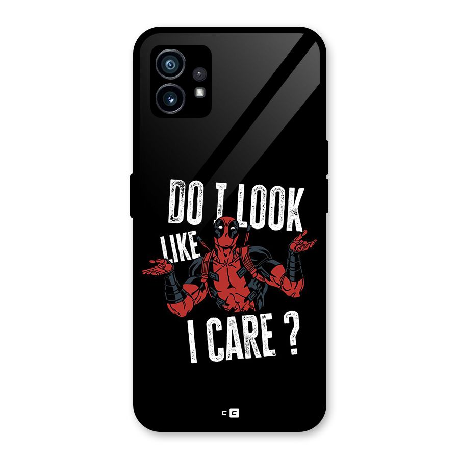 Do I Care Glass Back Case for Nothing Phone 1