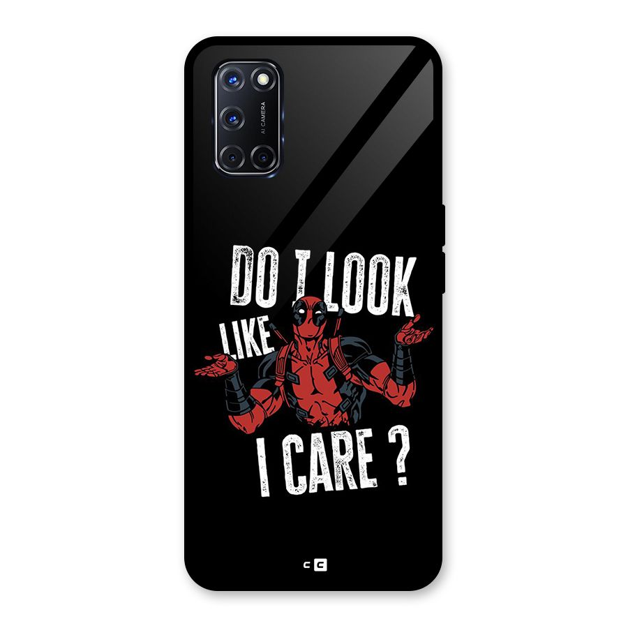 Do I Care Glass Back Case for Oppo A52