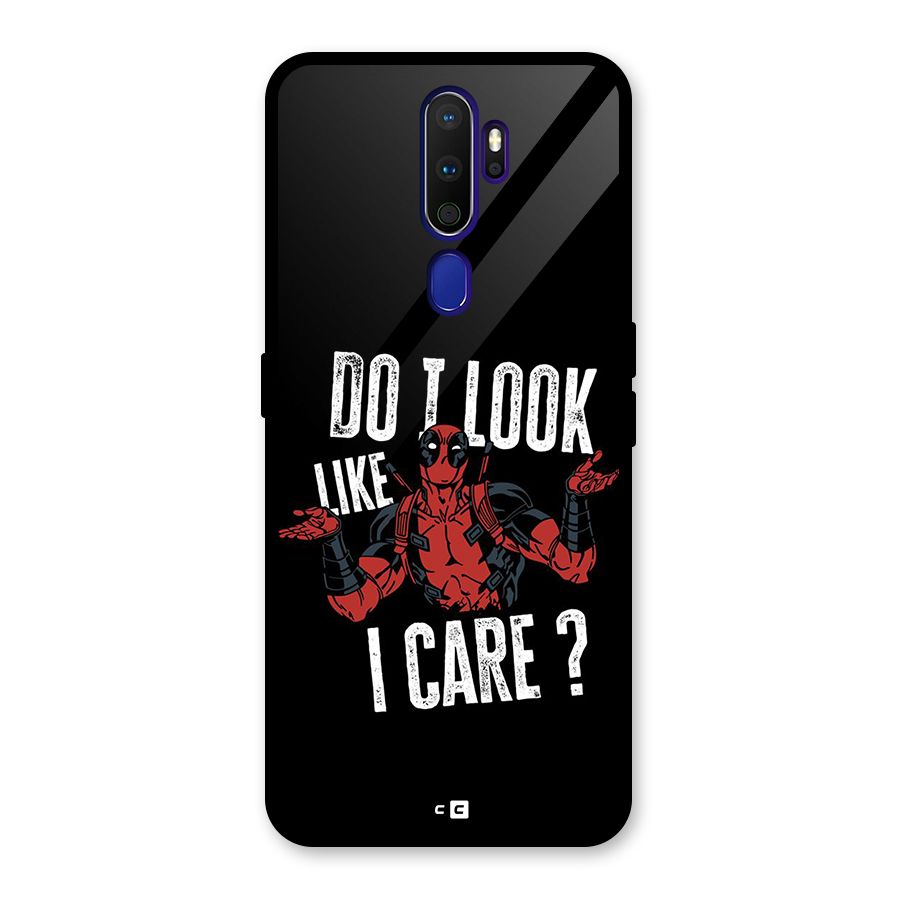 Do I Care Glass Back Case for Oppo A9 (2020)
