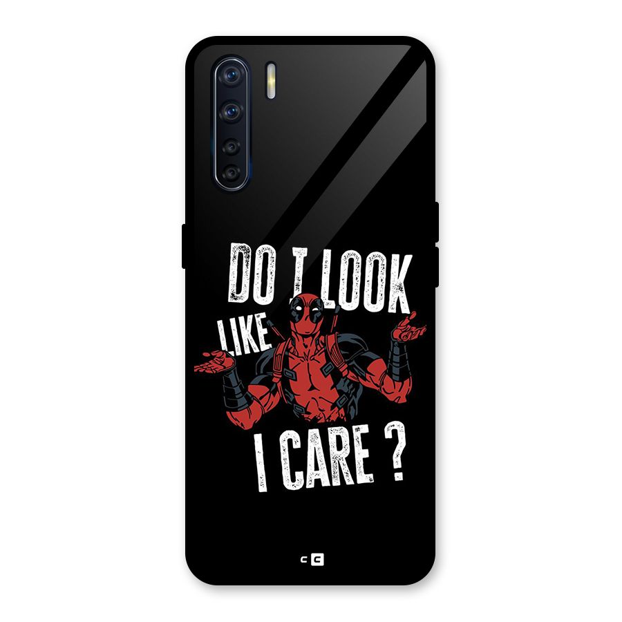 Do I Care Glass Back Case for Oppo F15
