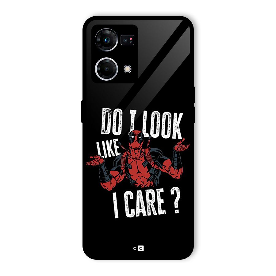 Do I Care Glass Back Case for Oppo F21 Pro 4G