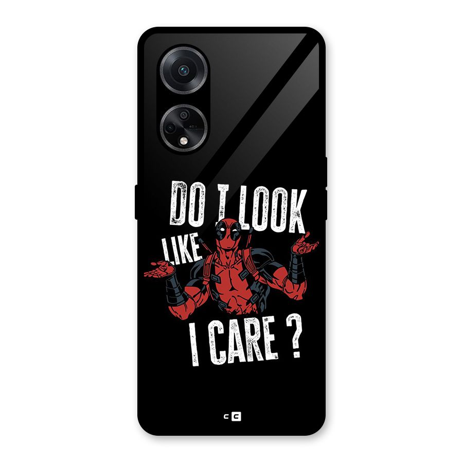 Do I Care Glass Back Case for Oppo F23