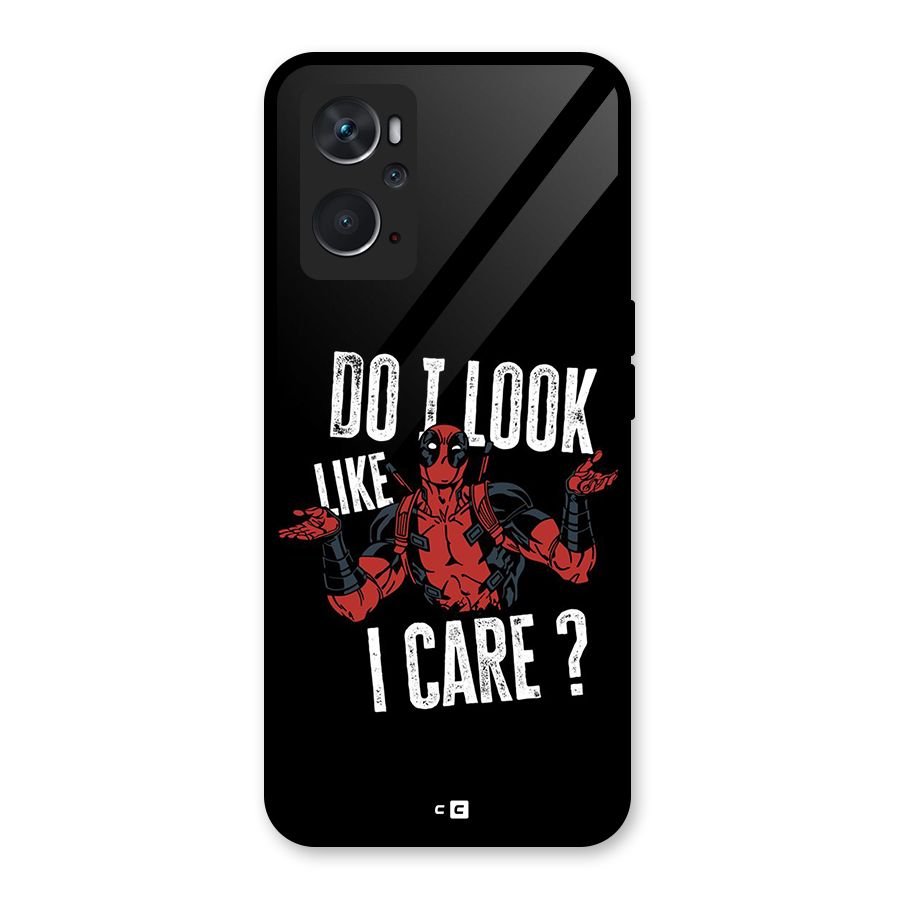 Do I Care Glass Back Case for Oppo K10 4G