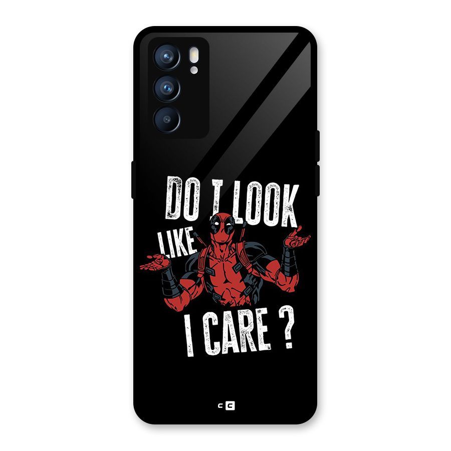 Do I Care Glass Back Case for Oppo Reno6 5G