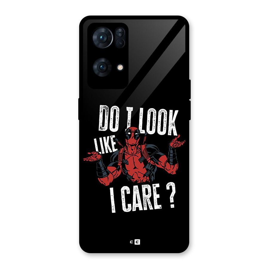 Do I Care Glass Back Case for Oppo Reno7 Pro 5G