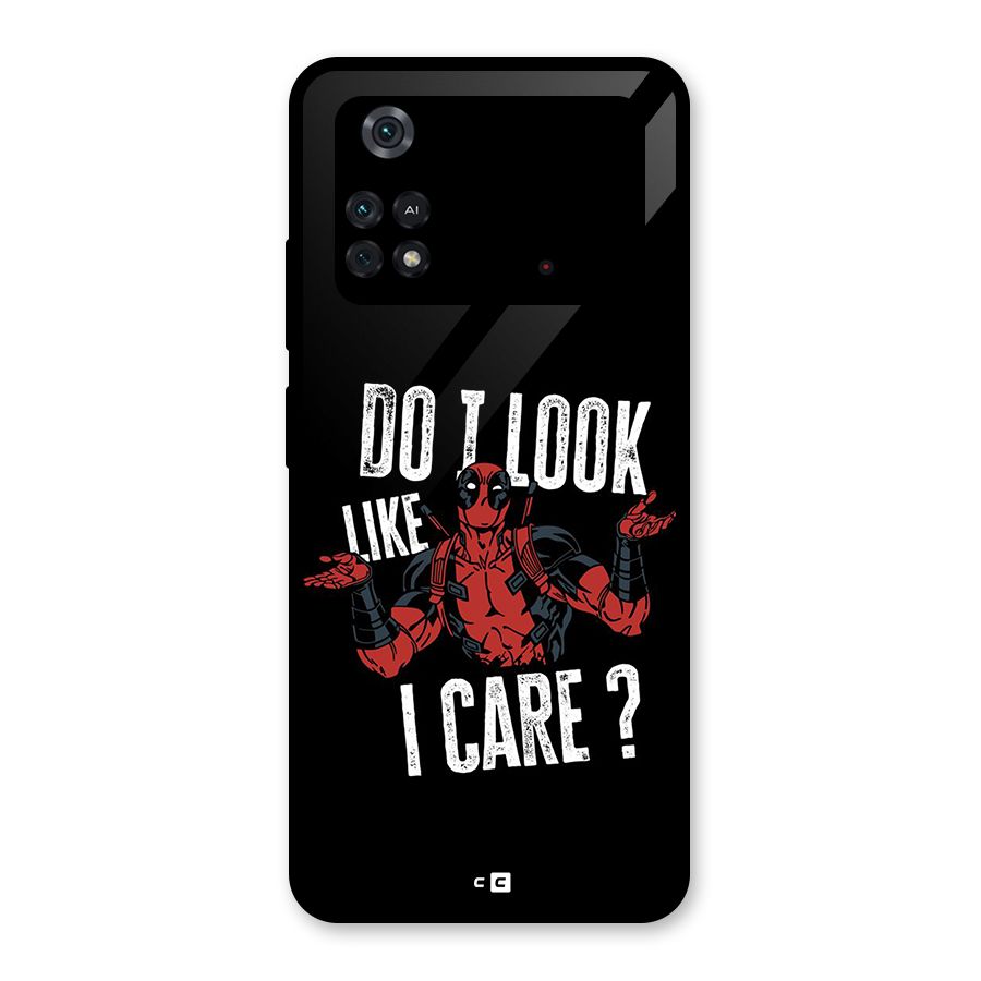 Do I Care Glass Back Case for Poco M4 Pro 4G