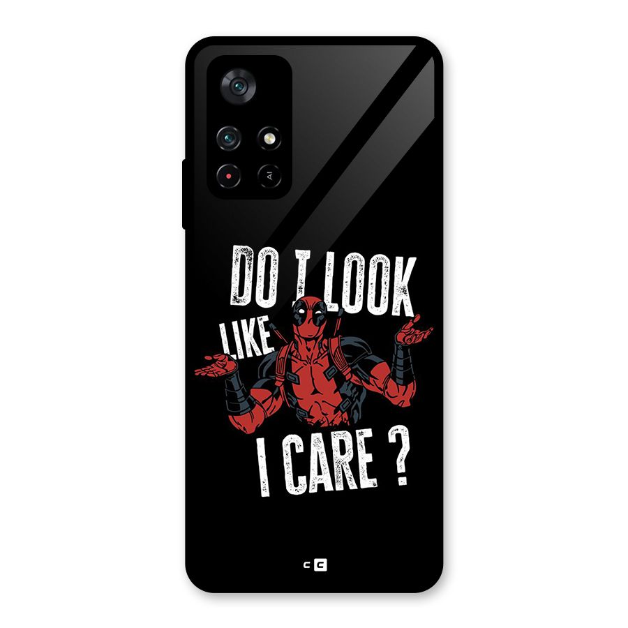 Do I Care Glass Back Case for Poco M4 Pro 5G