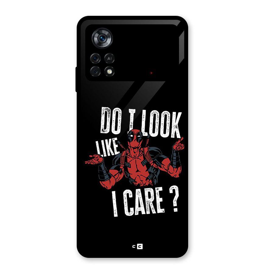 Do I Care Glass Back Case for Poco X4 Pro 5G