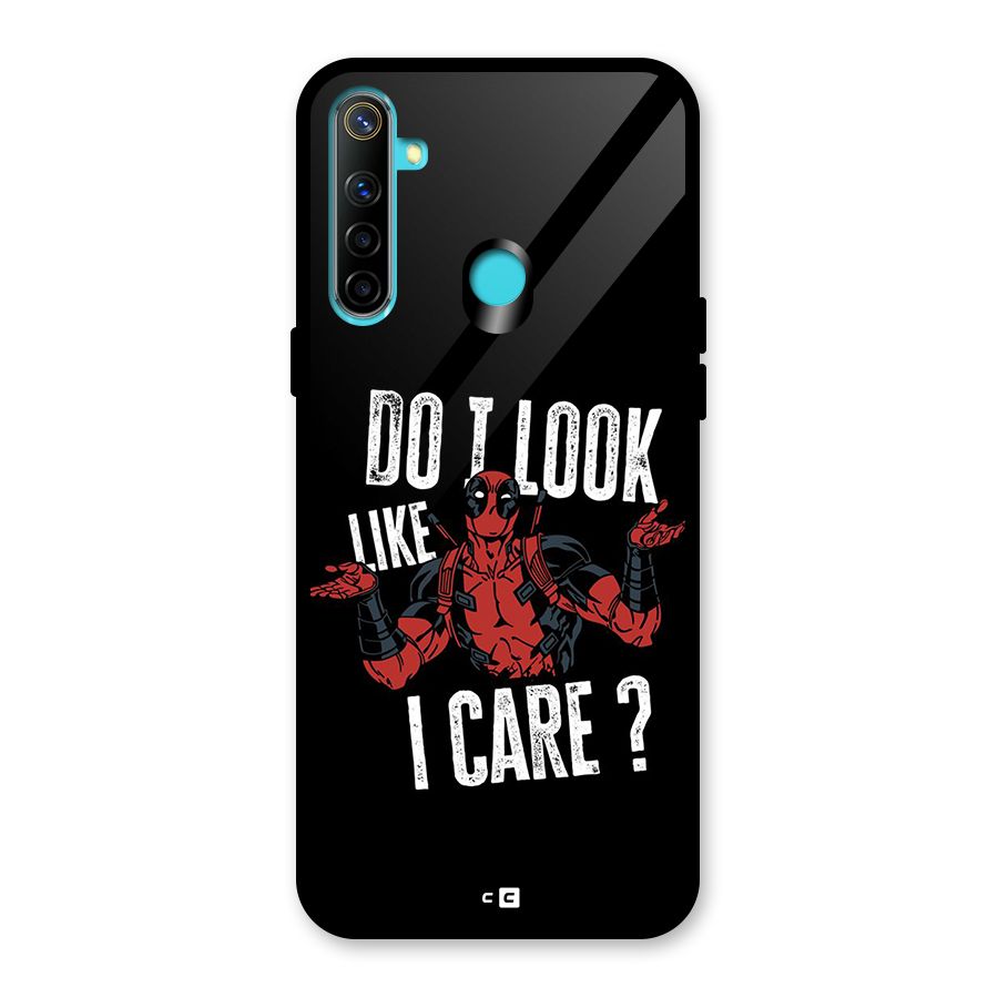 Do I Care Glass Back Case for Realme 5