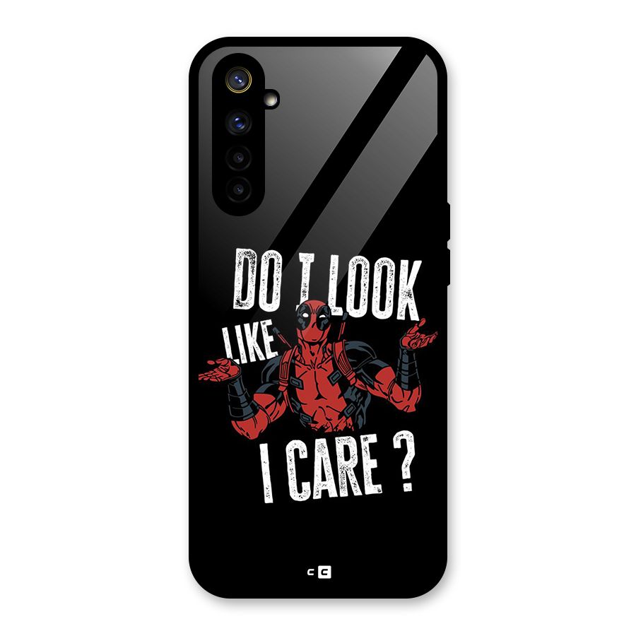 Do I Care Glass Back Case for Realme 6