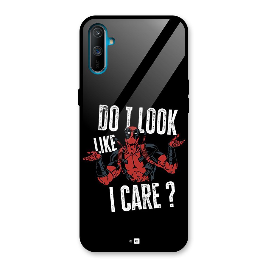 Do I Care Glass Back Case for Realme C3