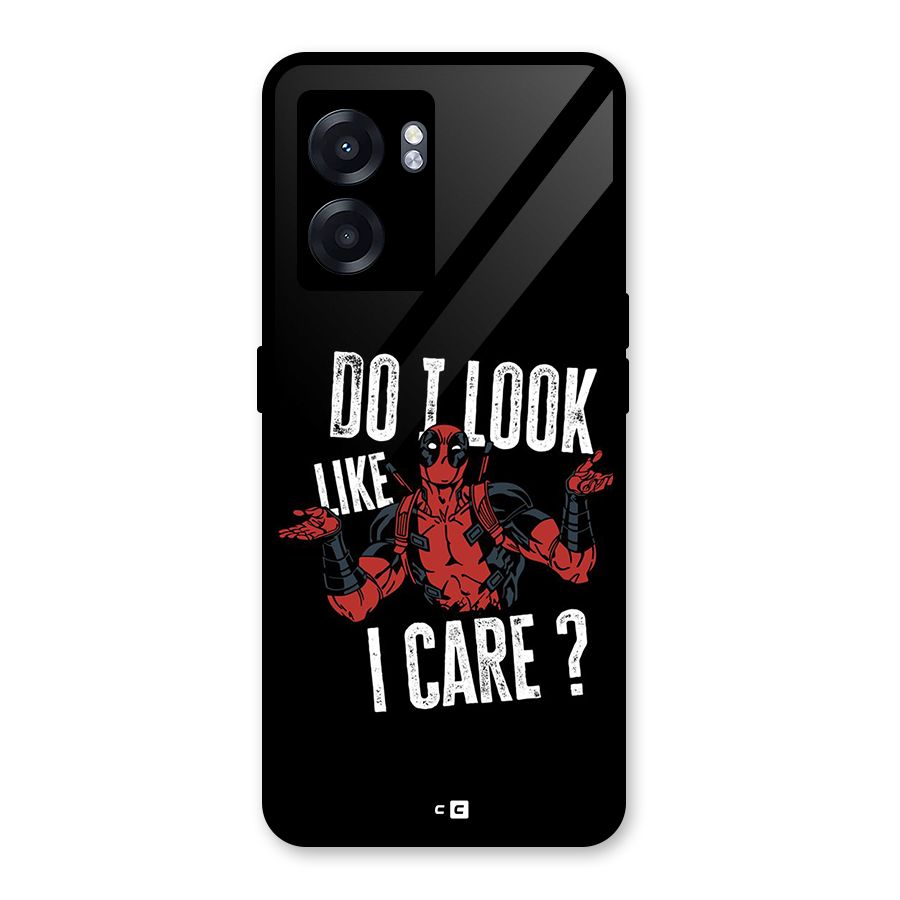 Do I Care Glass Back Case for Realme Narzo 50 5G