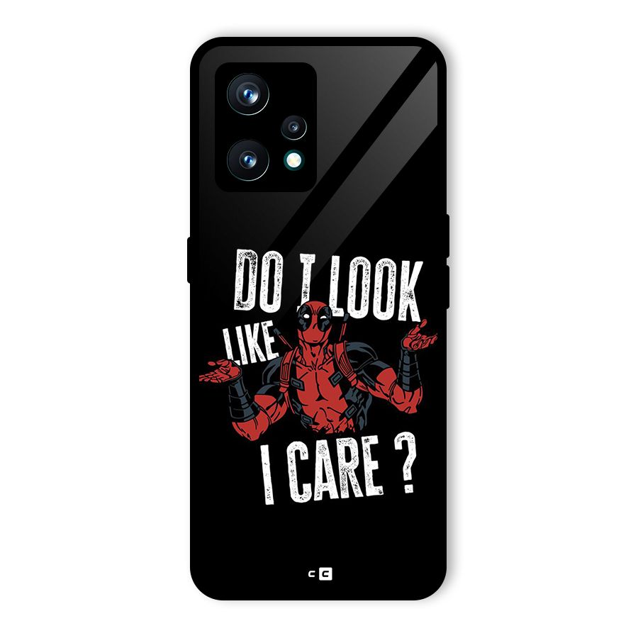 Do I Care Glass Back Case for Realme Narzo 50 Pro