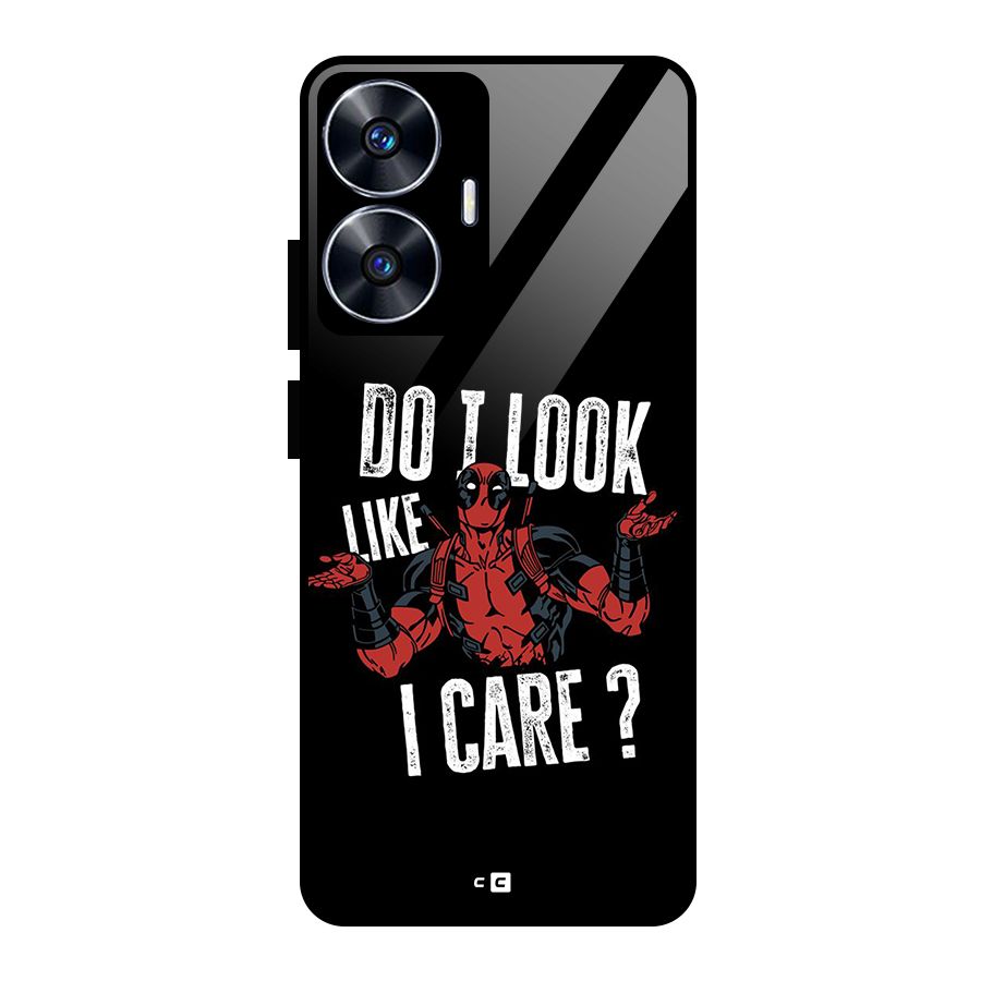 Do I Care Glass Back Case for Realme Narzo N55