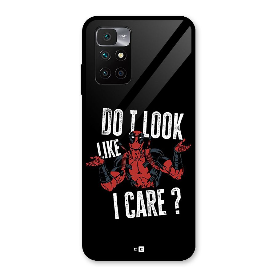 Do I Care Glass Back Case for Redmi 10 Prime