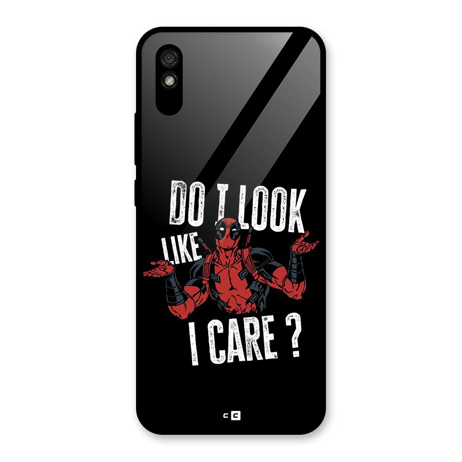 Do I Care Glass Back Case for Redmi 9A