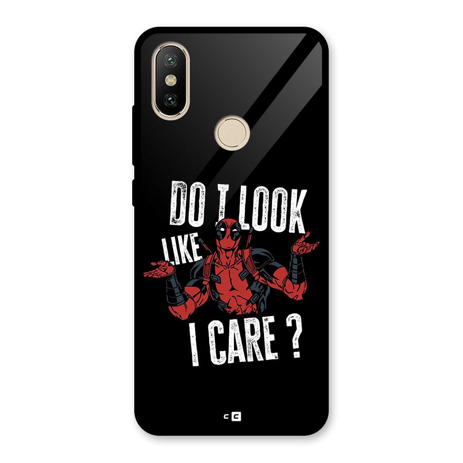 Do I Care Glass Back Case for Redmi A2