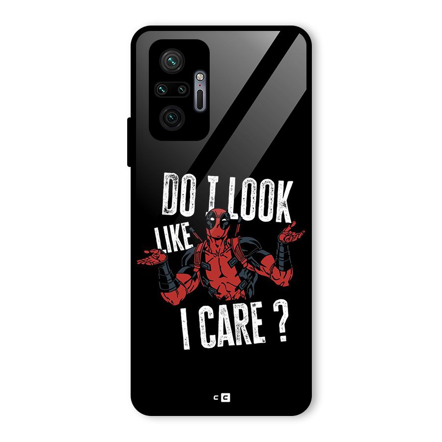 Do I Care Glass Back Case for Redmi Note 10 Pro