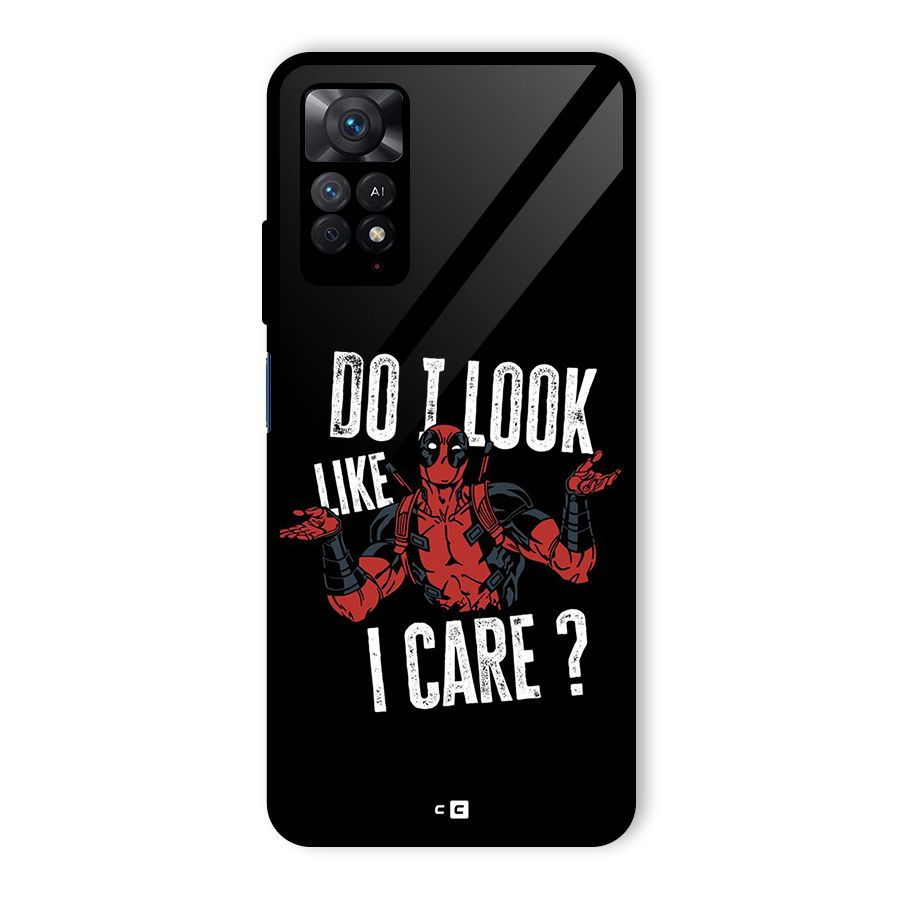 Do I Care Glass Back Case for Redmi Note 11 Pro