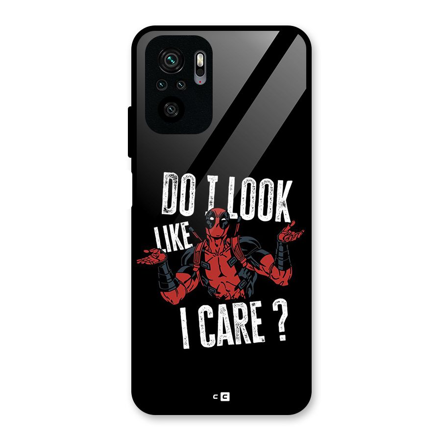 Do I Care Glass Back Case for Redmi Note 11 SE