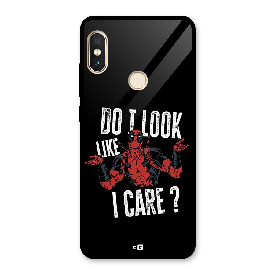 Do I Care Glass Back Case for Redmi Note 5 Pro