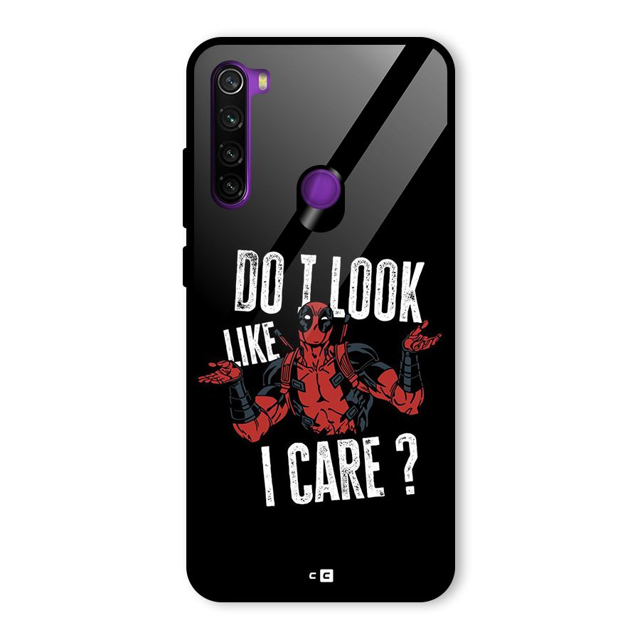 Do I Care Glass Back Case for Redmi Note 8