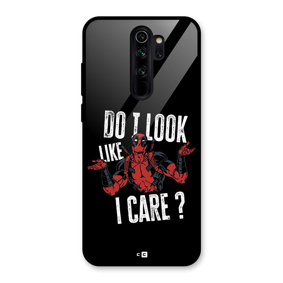 Do I Care Glass Back Case for Redmi Note 8 Pro