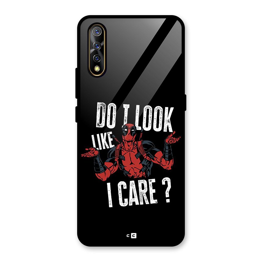 Do I Care Glass Back Case for Vivo S1