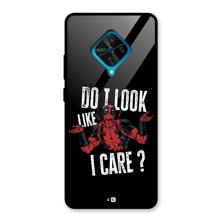 Do I Care Glass Back Case for Vivo S1 Pro