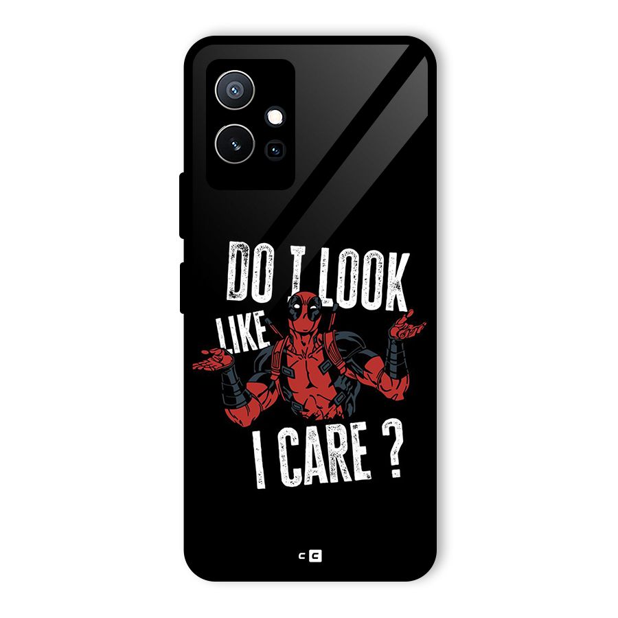 Do I Care Glass Back Case for Vivo T1 5G